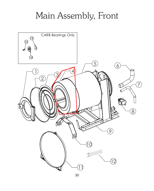 CYLINDER ASSEMBLY,HE30/35 A1S030018 / A1S302018